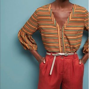 Isla Maude Retro Striped Top